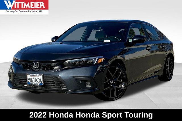 Gray 2022 Honda Civic Hatchback Hatchback Front-Wheel Drive Continuously Variable Transmission