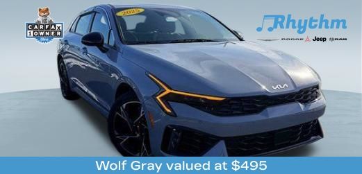 Wolf Gray 2025 Kia K5 GT-Line FWD Sedan Front-Wheel Drive 8-Speed Automatic
