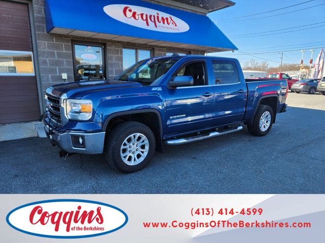 Stone Blue Metallic 2015 GMC Sierra 1500 Pickup Truck Four-Wheel Drive 6-Speed Automatic Overdrive