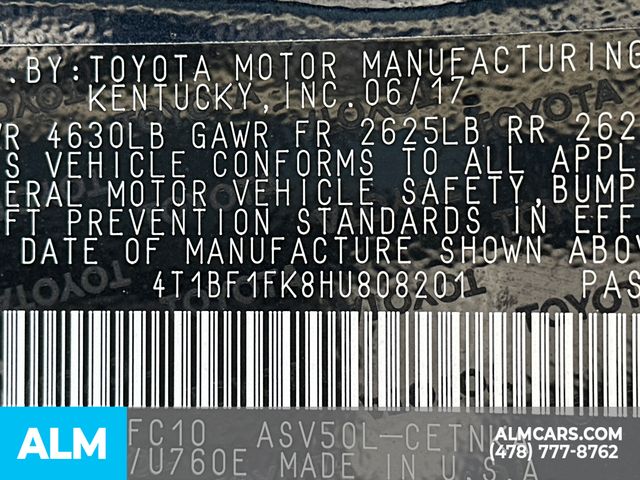 Used 2017 Gray Toyota LE image 35