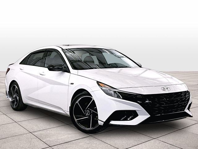 2023 Hyundai Elantra N Line White at Carlisle Cadillac Buick GMC