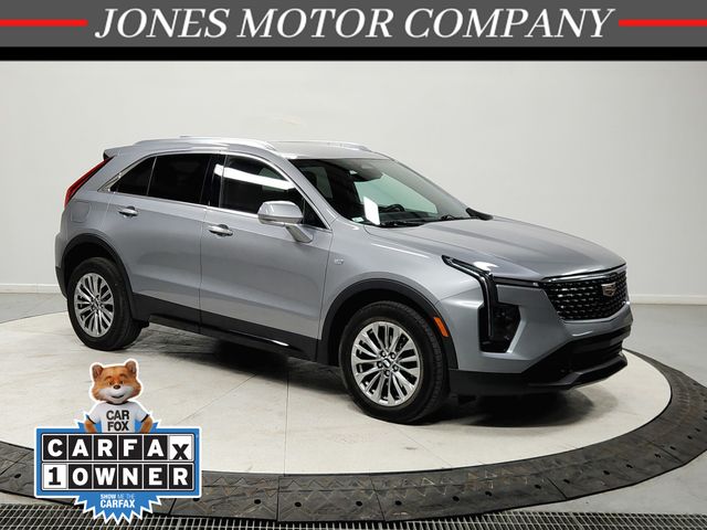 Argent Silver Metallic 2024 Cadillac XT4 Premium Luxury AWD SUV / Crossover Four-Wheel Drive 9-Speed Automatic