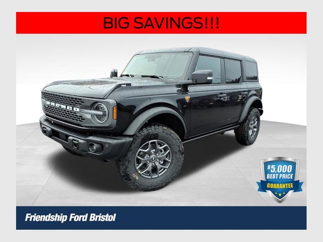 Shadow Black 2025 Ford Bronco SUV / Crossover Four-Wheel Drive Automatic