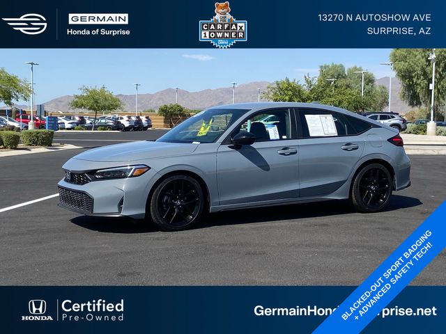  2025 Honda Civic Hatchback Sport FWD   
