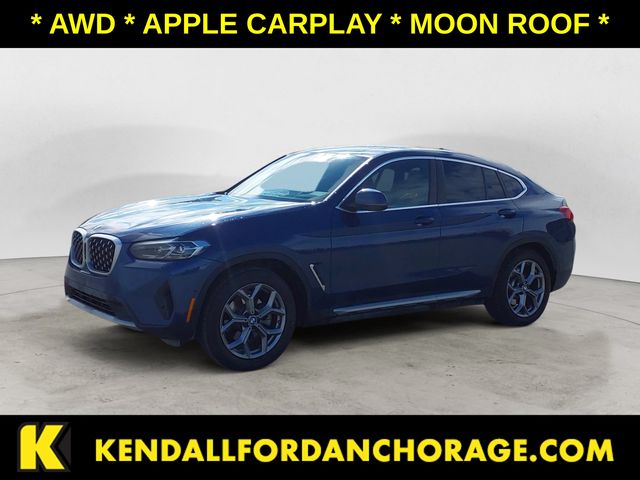 Blue Metallic 2024 BMW X4 xDrive30i AWD SUV / Crossover All-Wheel Drive 8-Speed Automatic