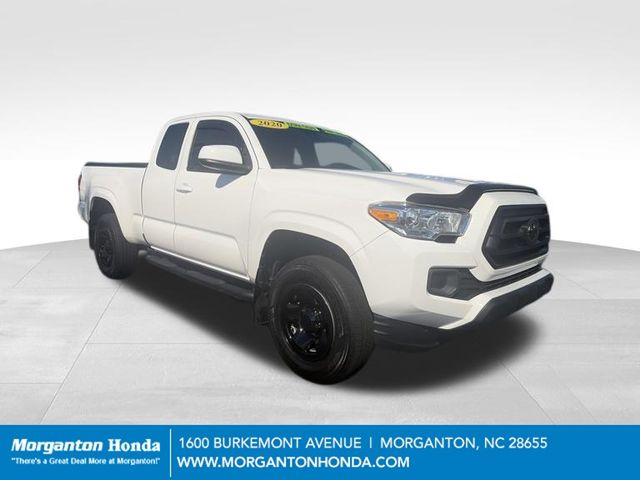 Super White 2020 Toyota Tacoma Pickup Truck 4X2 6-Speed Automatic