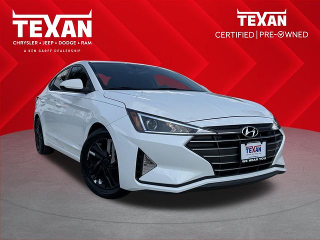 2020 Hyundai Elantra Value Edition White at Emmons Autoplex