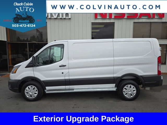 Oxford White 2025 Ford Transit Cargo Van Rear-Wheel Drive