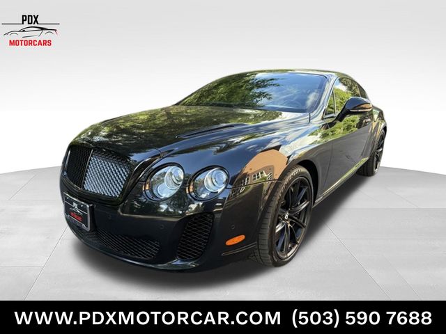 Black 2010 Bentley Continental Supersports Coupe All-Wheel Drive 6-Speed Automatic