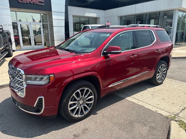 Volcanic Red 2023 GMC Acadia SUV / Crossover Four-Wheel Drive 9-Speed Automatic