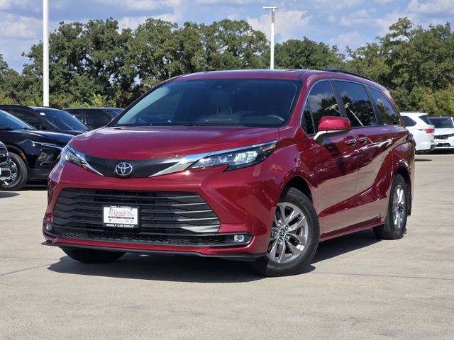 Red (Ruby Flare Pearl) 2026 Toyota Sienna Minivan Front-Wheel Drive Continuously Variable Transmission