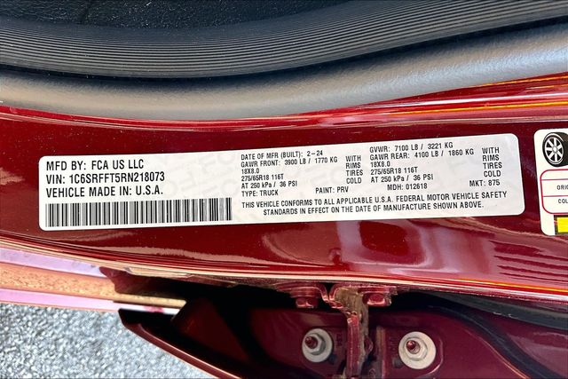 Used 2024 Ram 1500 Big Horn/Lone Star 4D Crew Cab