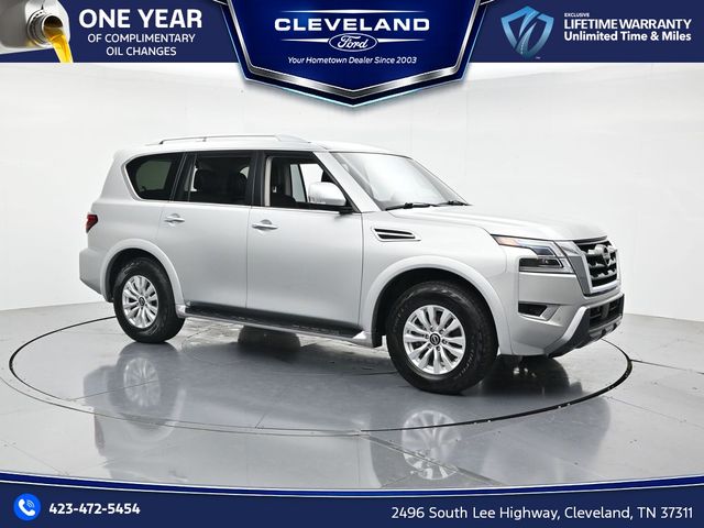 Brilliant Silver Metallic 2024 Nissan Armada SUV / Crossover 4X2 7-Speed Automatic