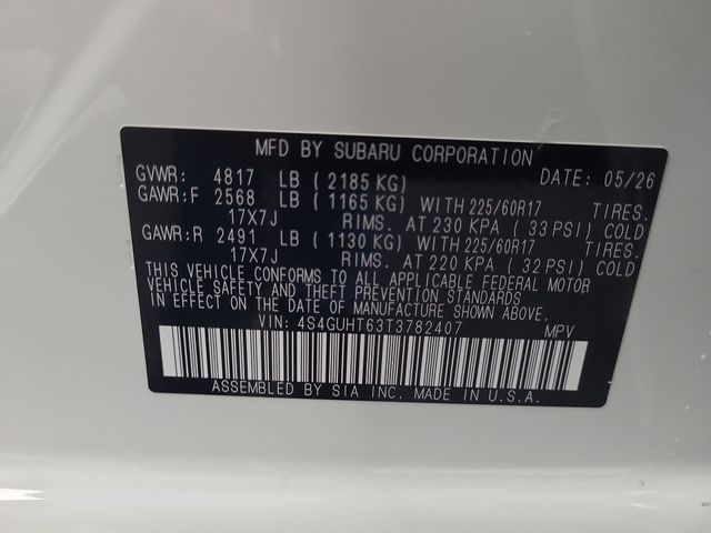 2026 – Subaru – Crosstrek