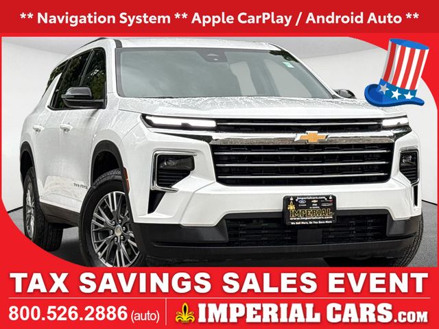 Summit White 2026 Chevrolet Traverse SUV / Crossover Four-Wheel Drive 8-Speed Automatic