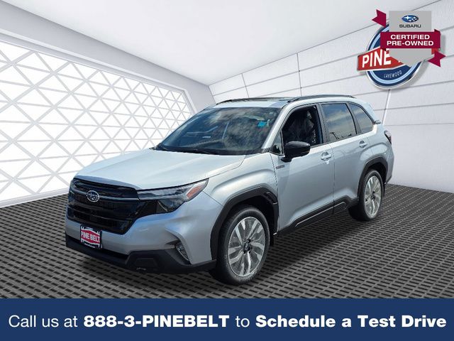Ice Silver Metallic 2025 Subaru Forester Hybrid Touring AWD SUV / Crossover All-Wheel Drive Continuously Variable Transmission