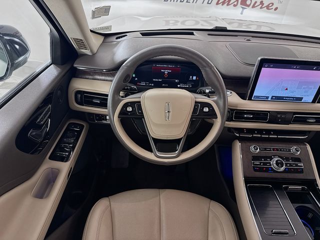 2022 Pristine White Metallic Tri-Coat Lincoln Aviator Reserve RWD SUV