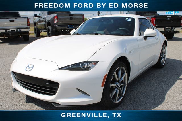 Snowflake White Pearl Mica 2023 Mazda MX-5 Miata RF Grand Touring RWD Convertible Rear-Wheel Drive 6-Speed Automatic
