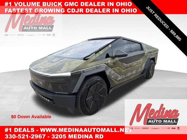 Gray (Stainless Steel) 2024 Tesla Cybertruck Pickup Truck All-Wheel Drive 1-Speed Automatic