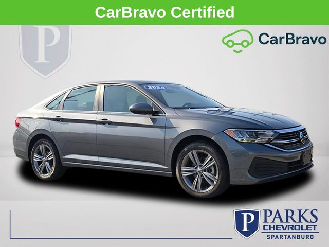 Pyrite Silver Metallic 2024 Volkswagen Jetta Sedan Front-Wheel Drive 8-Speed Automatic