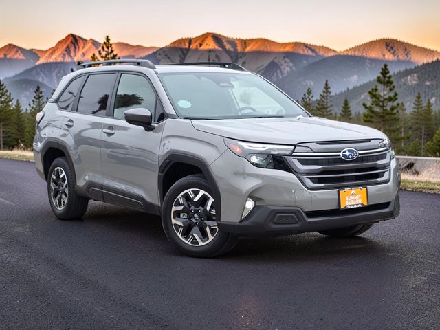 River Rock Pearl 2025 Subaru Forester SUV / Crossover All-Wheel Drive Continuously Variable Transmission