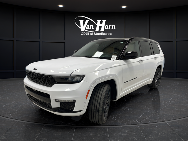 Used 2024 Bright White Clearcoat Jeep Summit image 3