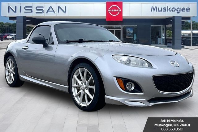 Liquid Silver Metallic 2010 Mazda MX-5 Miata Touring Retractable Hardtop Convertible Rear-Wheel Drive 6-Speed Manual