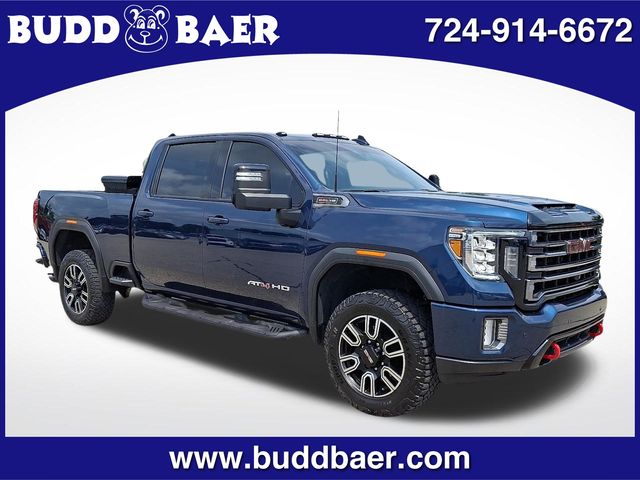 Pacific Blue Metallic 2023 GMC Sierra 2500HD Pickup Truck Four-Wheel Drive 6-Speed Automatic