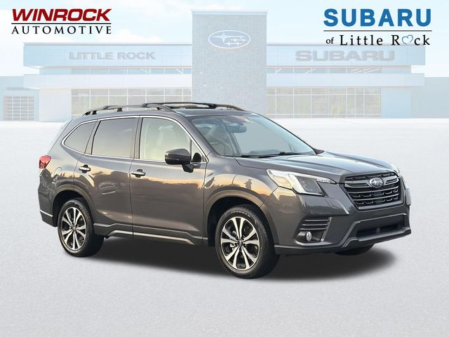 Gray Metallic 2023 Subaru Forester SUV / Crossover All-Wheel Drive Continuously Variable Transmission
