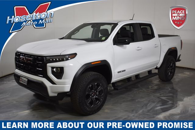Summit White 2025 GMC Canyon Elevation Crew Cab RWD Pickup Truck 4X2 8-Speed Automatic