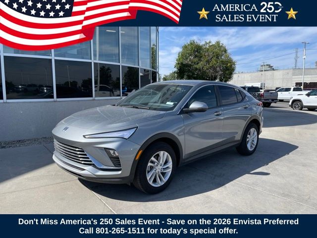 Moonstone Gray Metallic 2026 Buick Envista SUV / Crossover Front-Wheel Drive 6-Speed Automatic