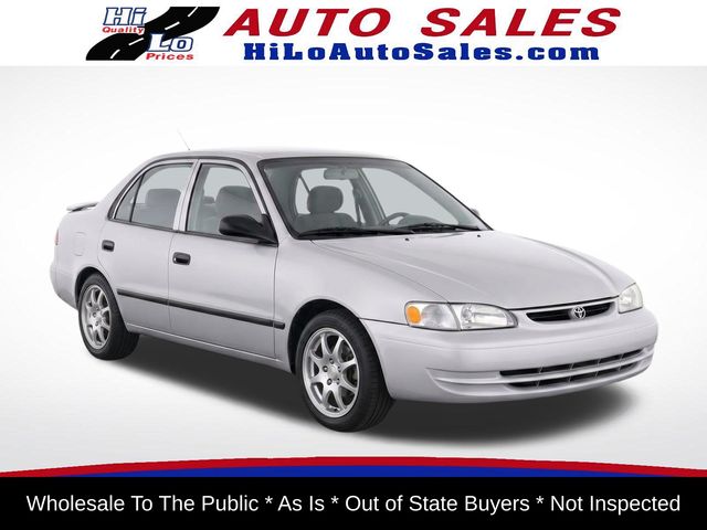 2000 Toyota Corolla Sedan Front-Wheel Drive 3-Speed Automatic