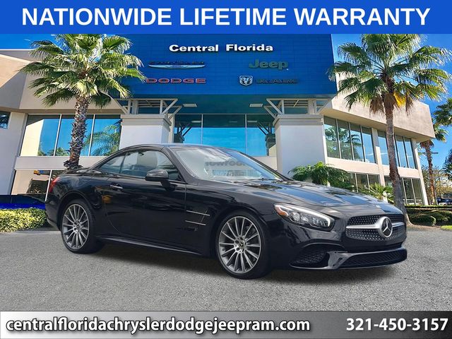 Black 2019 Mercedes-Benz SL-Class Convertible Rear-Wheel Drive 9-Speed Automatic