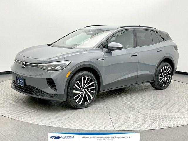 Pure Gray 2025 Volkswagen ID.4 Pro AWD SUV / Crossover All-Wheel Drive Automatic
