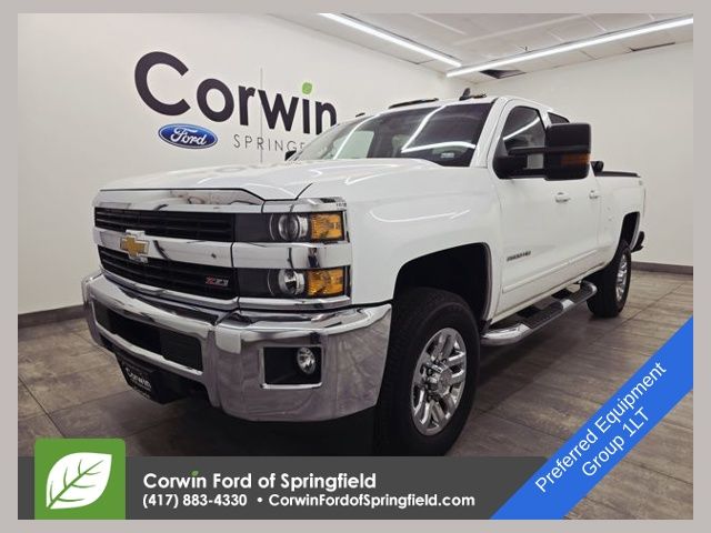 Summit White 2017 Chevrolet Silverado 2500HD LT Double Cab 4WD Pickup Truck Four-Wheel Drive 6-Speed Automatic Overdrive
