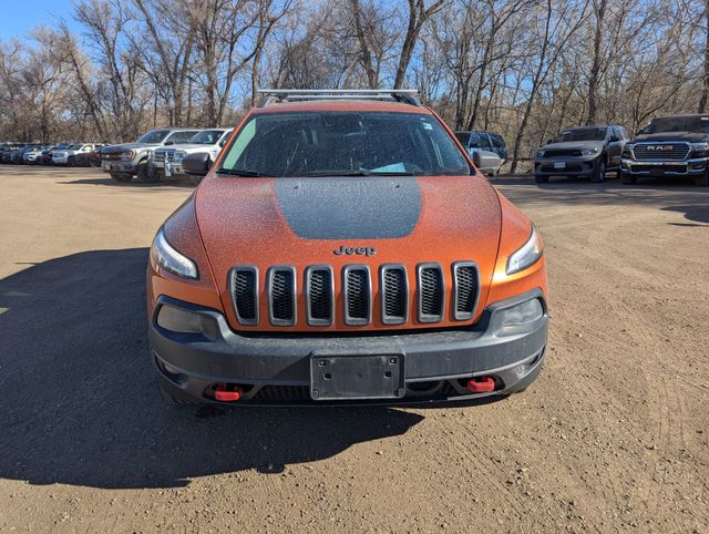 2015 Mango Tango Pearlcoat Jeep Cherokee Trailhawk 4X4 SUV