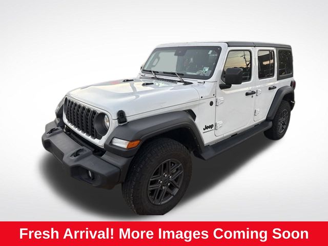 Bright White Clearcoat 2025 Jeep Wrangler SUV / Crossover Four-Wheel Drive 8-Speed Automatic