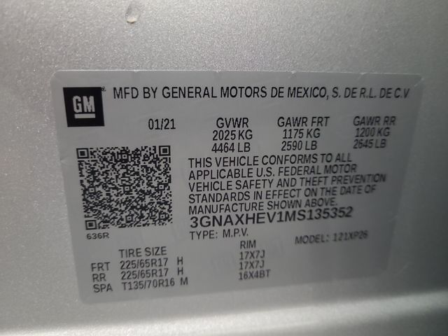 2021 – Chevrolet – Equinox