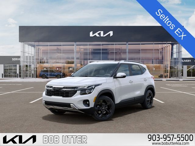 Snow White Pearl 2026 Kia Seltos EX FWD SUV / Crossover Front-Wheel Drive Continuously Variable Transmission