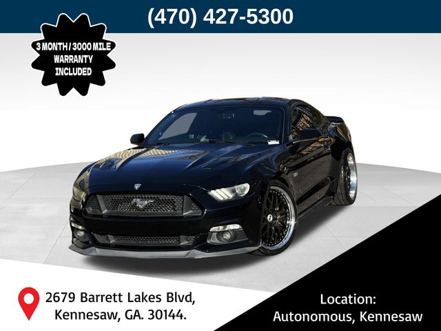 Shadow Black 2016 Ford Mustang GT Premium Coupe RWD Coupe Rear-Wheel Drive 6-Speed Manual