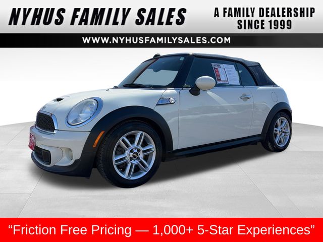 Pepper White 2012 MINI Cooper S Convertible Convertible Front-Wheel Drive 6-Speed Automatic