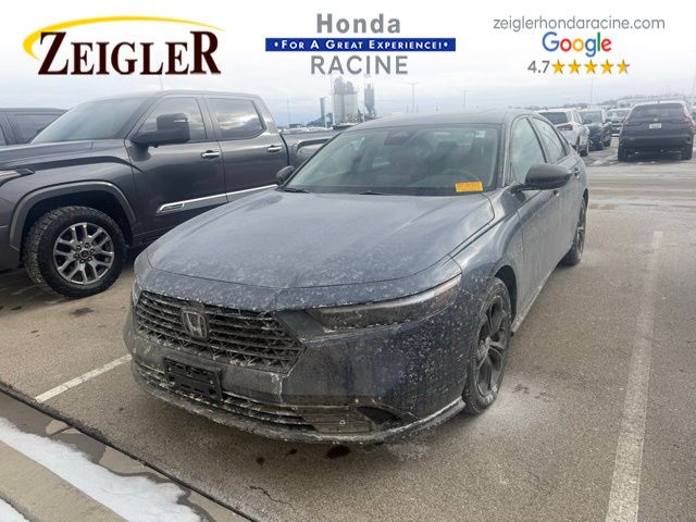 Canyon River Blue Metallic 2025 Honda Accord Sedan Front-Wheel Drive Continuously Variable Transmission