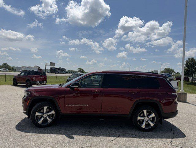 2021 Jeep Grand Cherokee L Limited Red at Texan Dodge Chrysler Jeep Ram