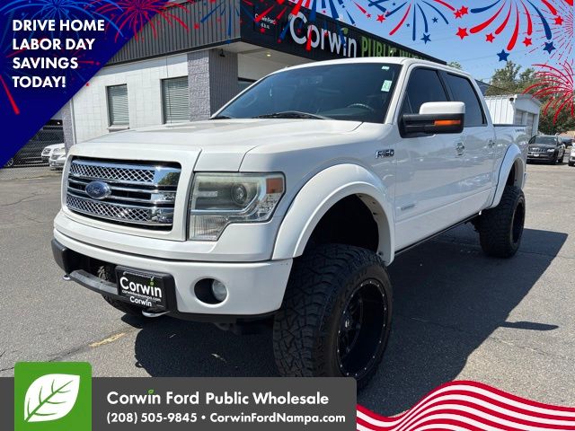 White Platinum Clearcoat Metallic 2013 Ford F-150 Pickup Truck Four-Wheel Drive 6-Speed Automatic