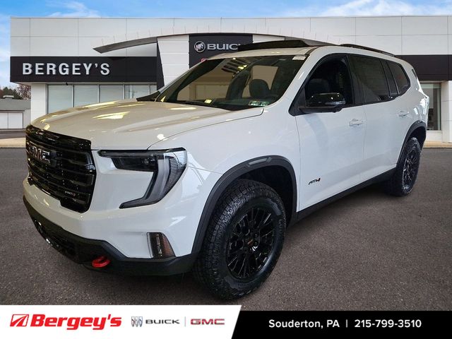 Summit White 2026 GMC Acadia AT4 AWD SUV / Crossover Four-Wheel Drive 8-Speed Automatic