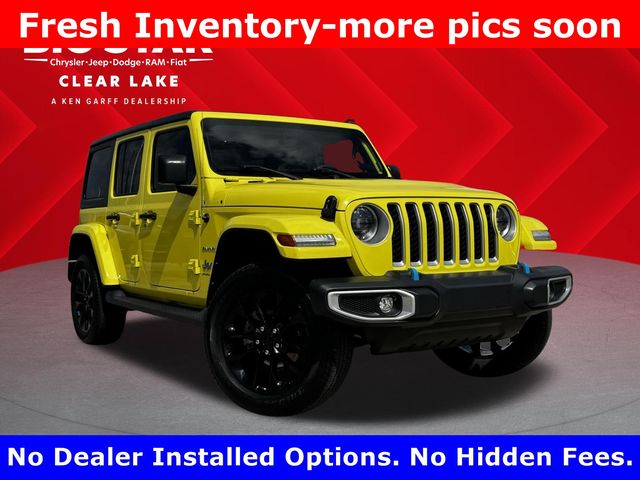 2023 Jeep Wrangler Sahara 4xe Yellow at Big Star Chrysler Jeep Dodge Ram 