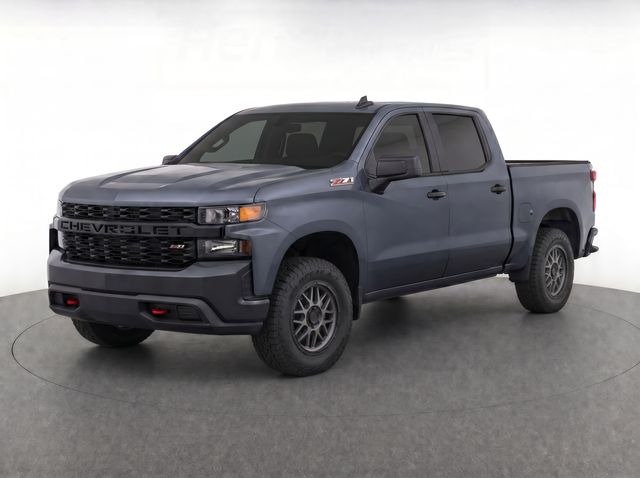 Shadow Gray Metallic 2021 Chevrolet Silverado 1500 Pickup Truck Four-Wheel Drive Automatic
