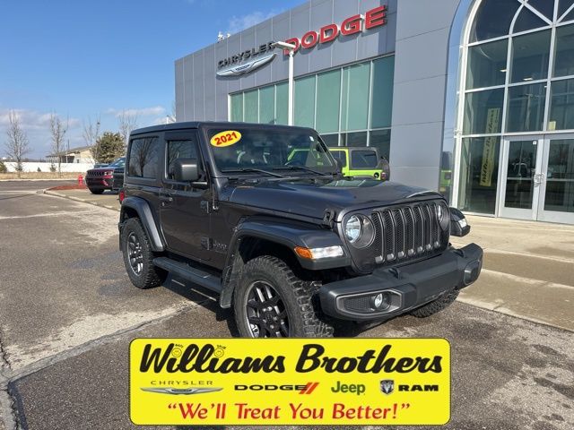 2021 Jeep Wrangler Sport - Granite Crystal Metallic Clearcoat exterior view 4