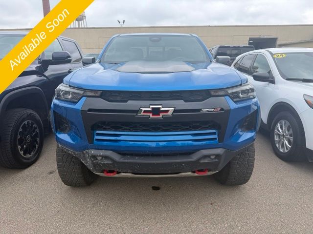 Blue 2024 Chevrolet Colorado Pickup Truck Four-Wheel Drive 8-Speed Automatic