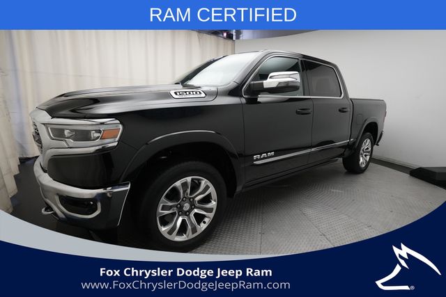 Diamond Black Crystal Pearlcoat 2023 RAM 1500 Pickup Truck Four-Wheel Drive 8-Speed Automatic